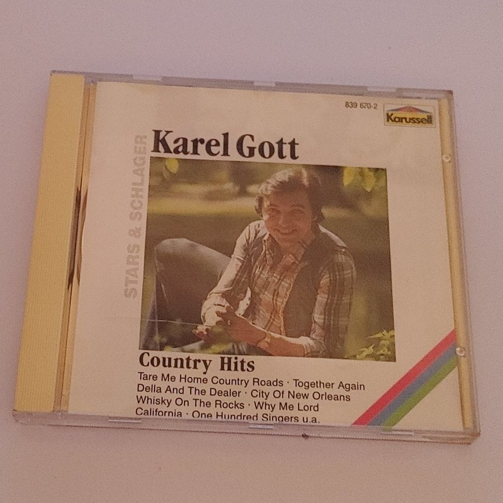 VINTAGE KAREL GOTT Stars and Schlager Country Hits CD 1982